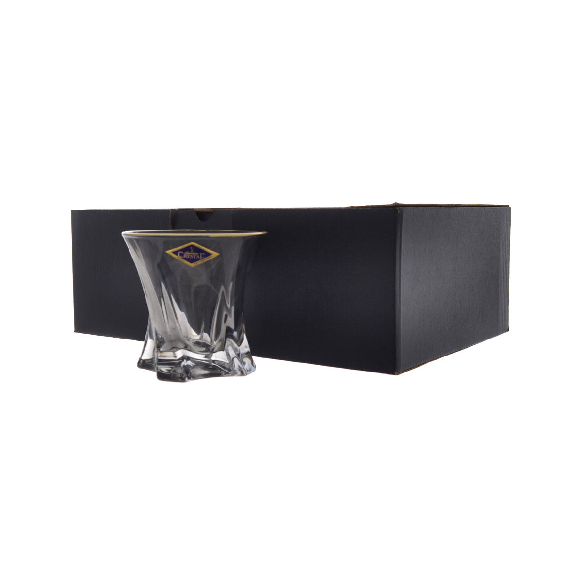 Набор стаканов для виски Aurum Crystal Cooper 320 мл зол 3