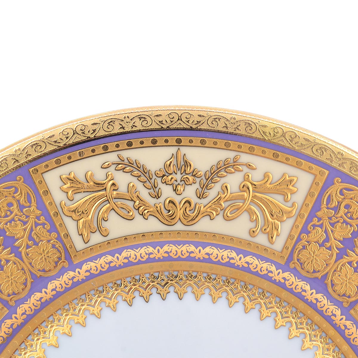 Набор тарелок Falkenporzellan Diadem Violet Creme Gold 23см(6 шт) 2