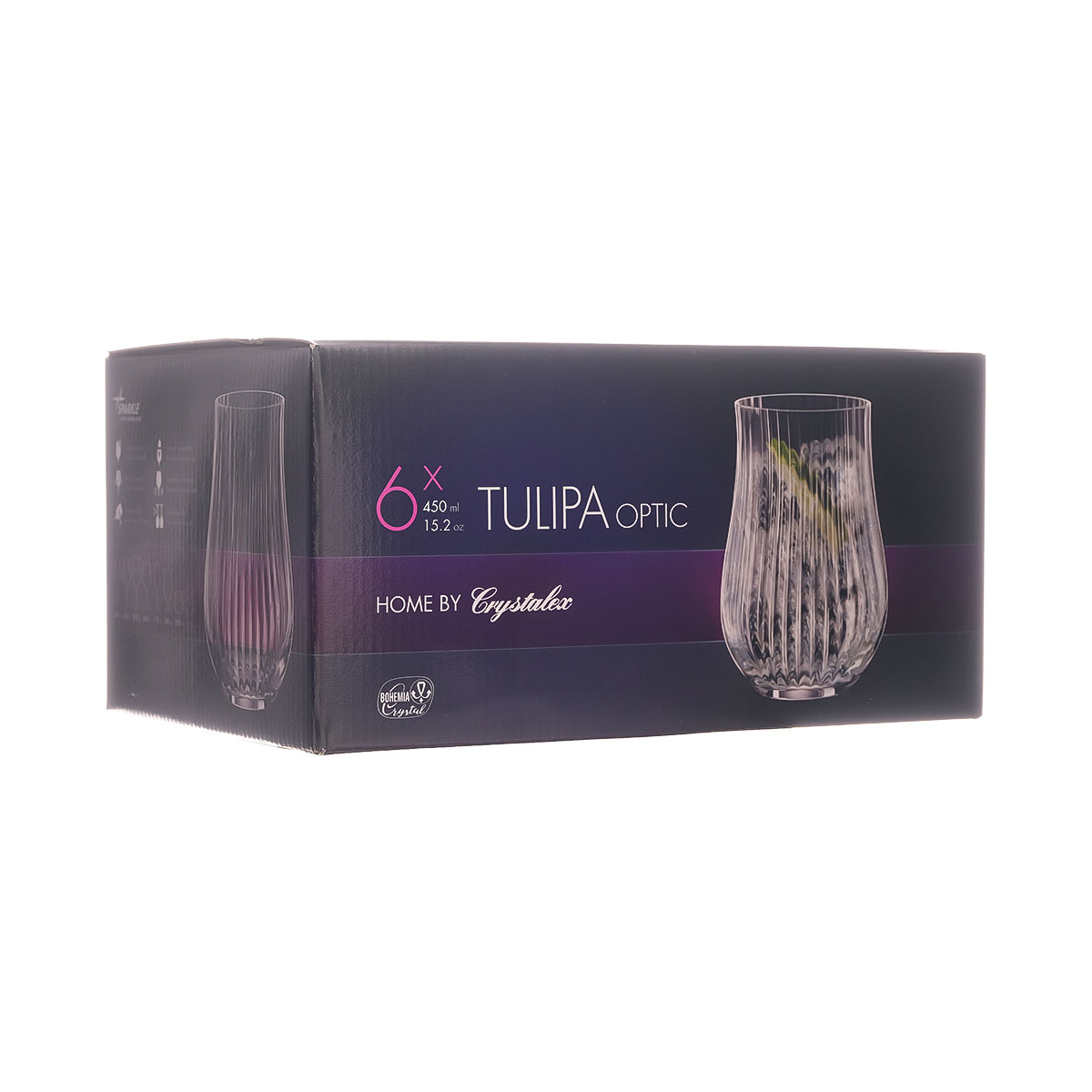 Набор стаканов для воды Repast ELEGANCE optic 450 мл (6 шт) 2