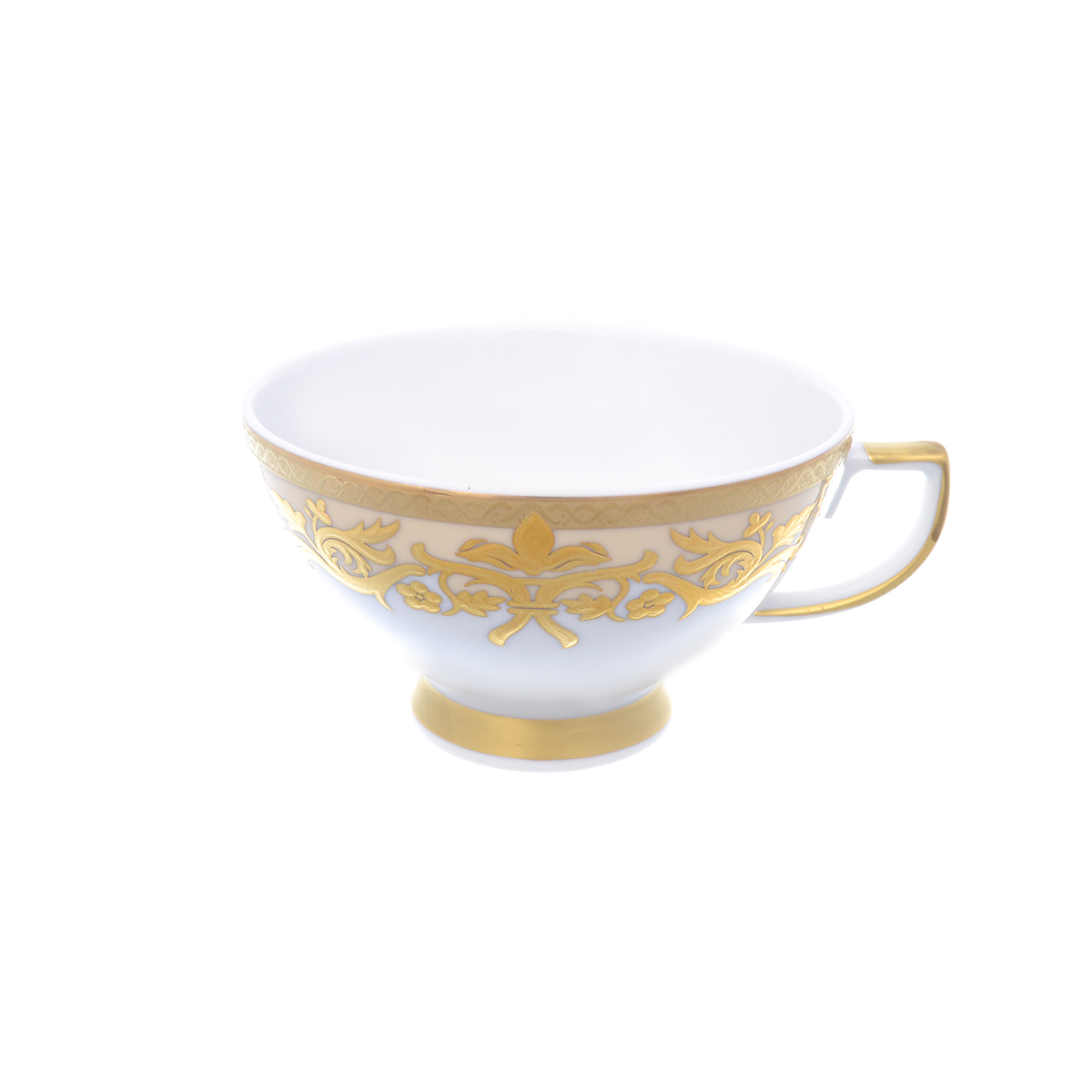 Набор чайных пар Falkenporzellan Natalia creme gold 220мл 3