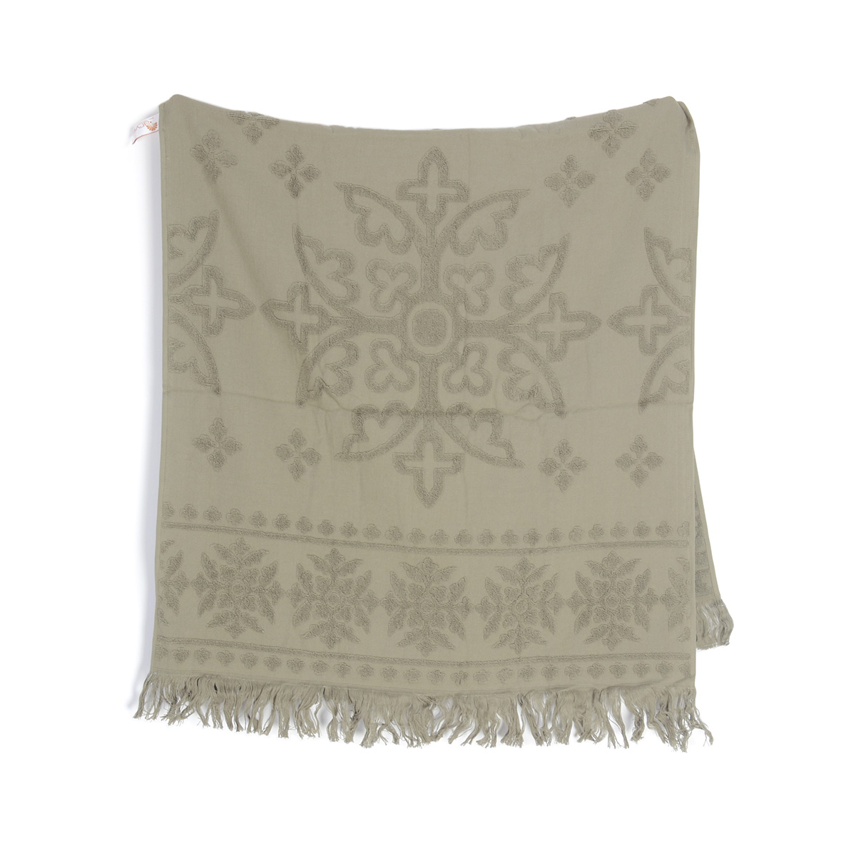 Полотенце Arya Home Boleyn 70*140 хаки 1