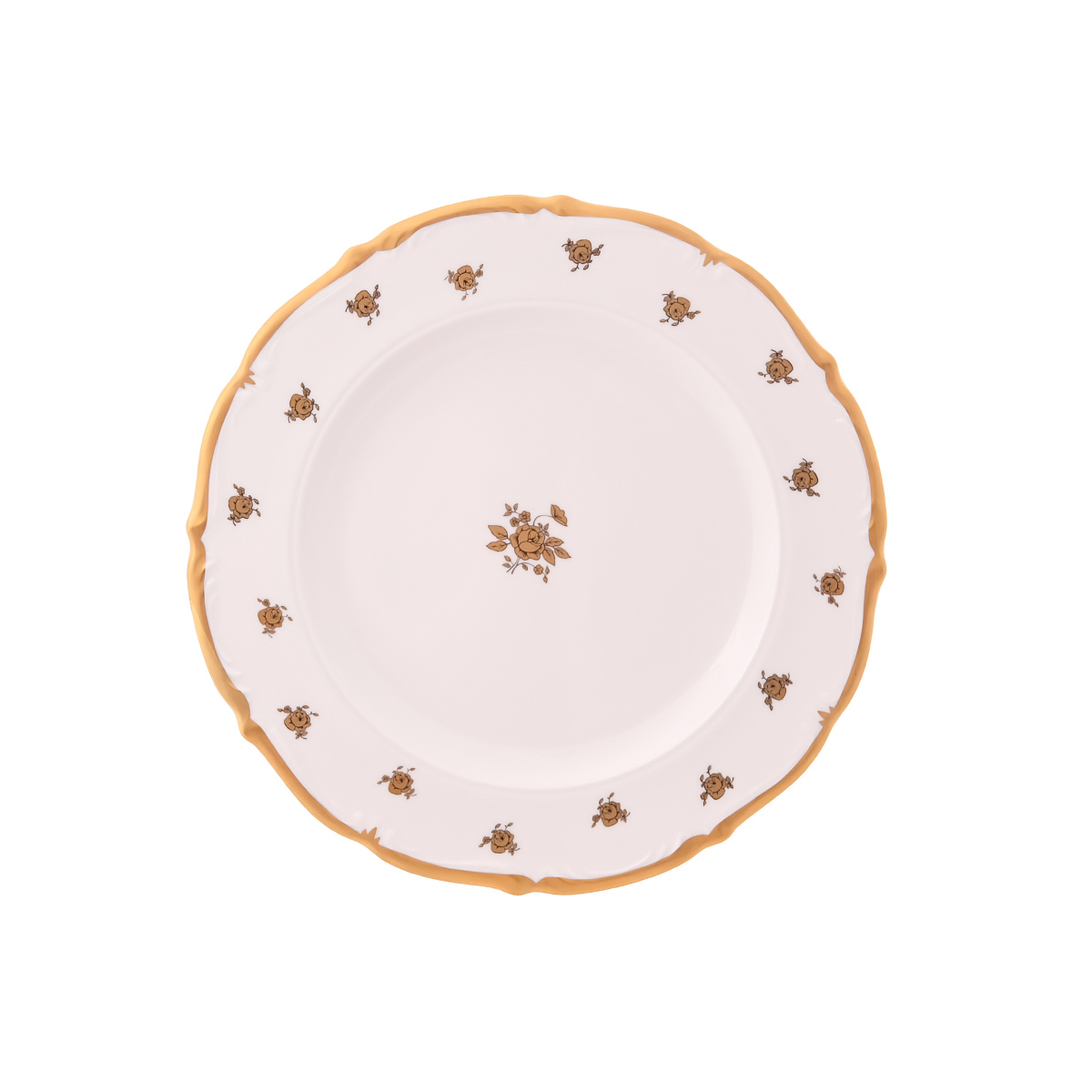 Блюдо круглое Queen's Crown Золотая роза 30 см 1