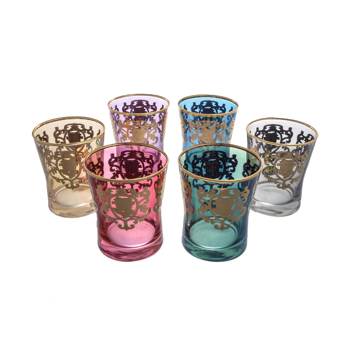 Набор стаканов для воды Art Decor Veneziano Color 250мл 1