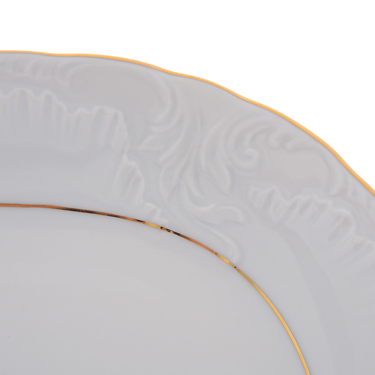 Блюдо овальное Repast Rococo с золот.полос.29 см 2