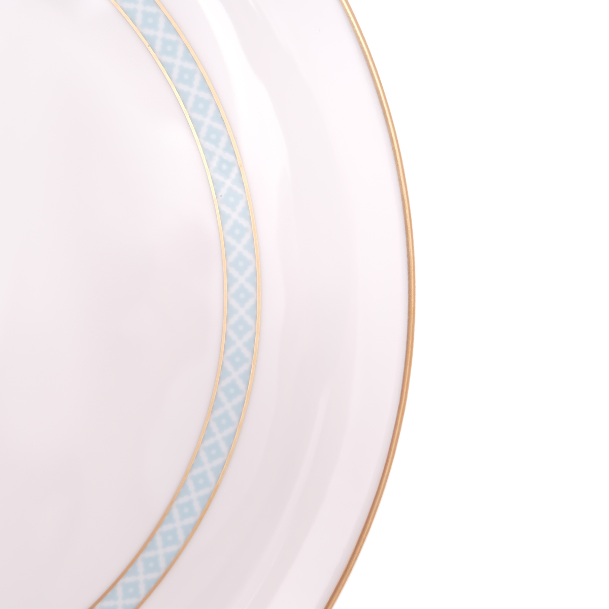 Блюдо круглое Falkenporzellan Corvara AERO BLUE-GOLD 31 см 2