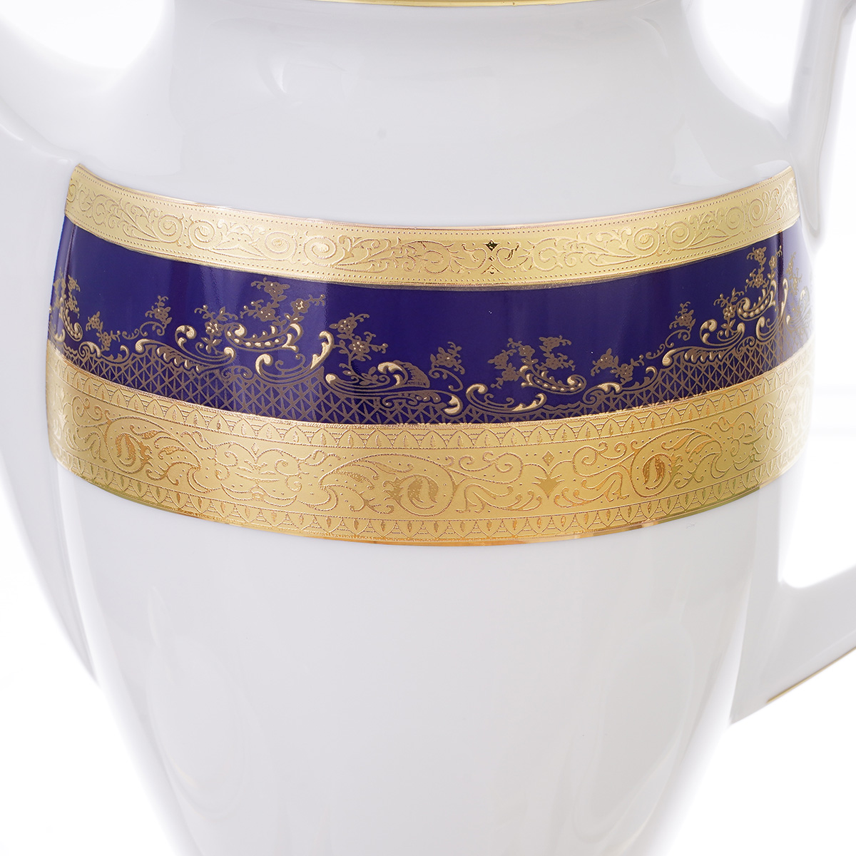 Кофейный сервиз Falkenporzellan Constanza Cobalt Gold 6 персон 17 предметов 2