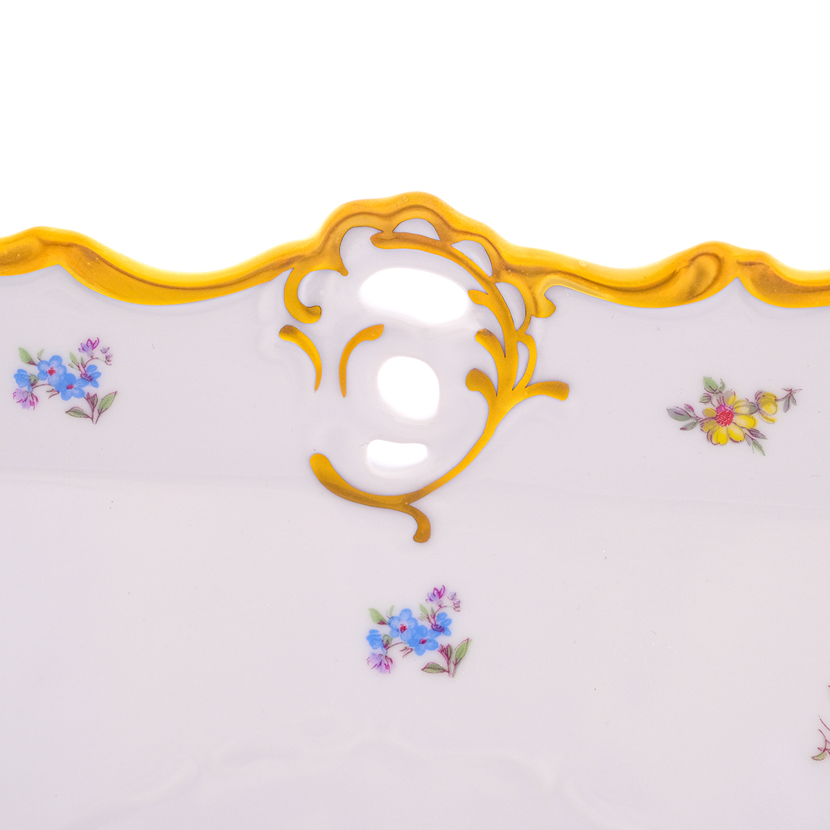 Блюдо квадратное Queen's Crown Мелкие цветы 32 см 3