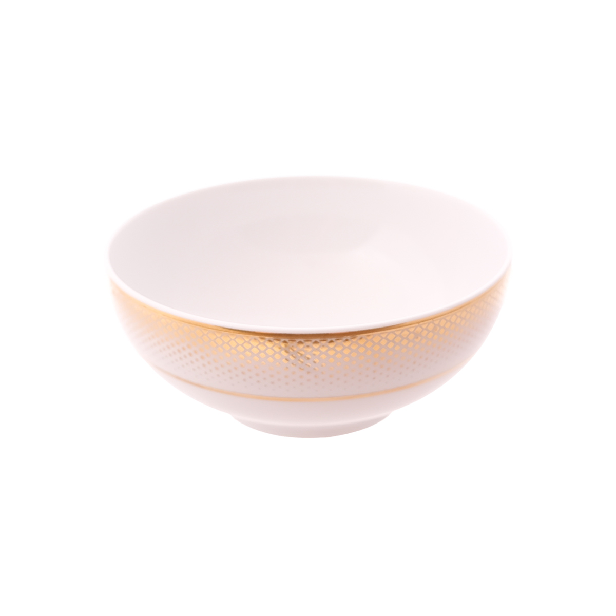 Набор салатников Falkenporzellan Deluxe Shape - Rio White Gold 13 см (6 шт) 1