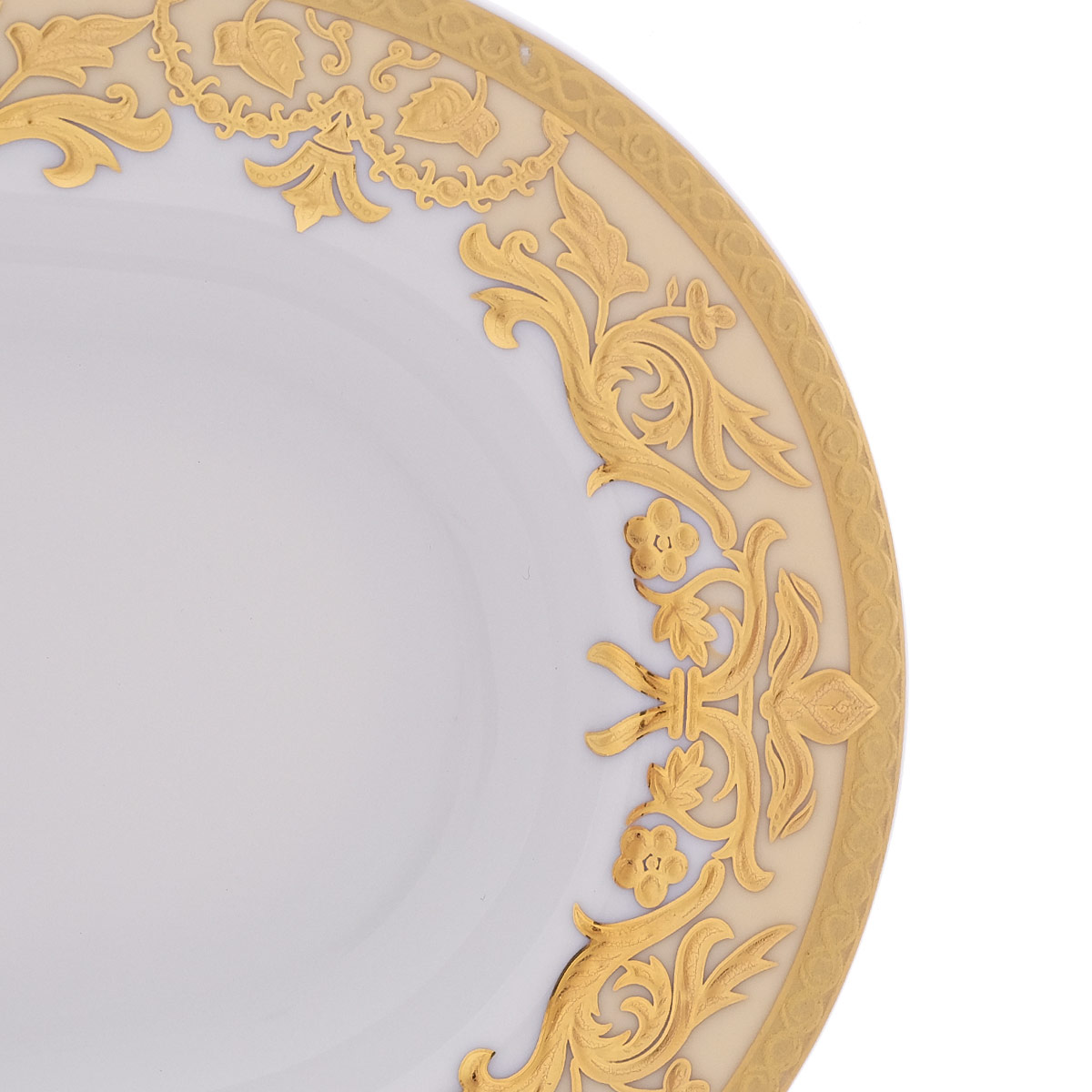 Блюдо овальное Falkenporzellan Natalia creme gold 24 см 2