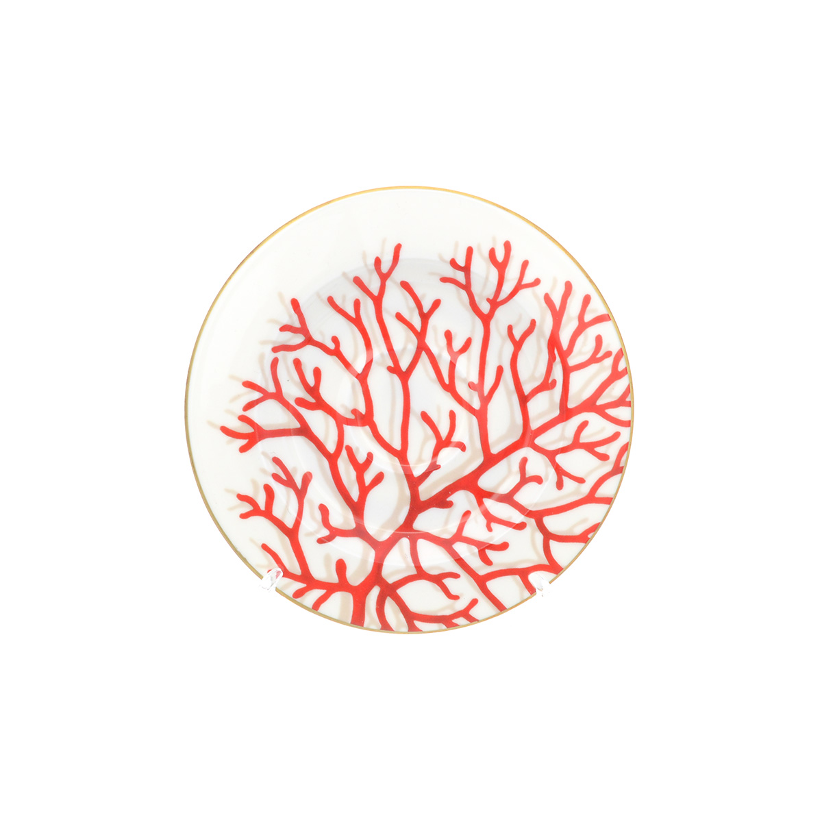 Набор чайных пар Falkenporzellan Corallo Red Gold (6 пар) 3