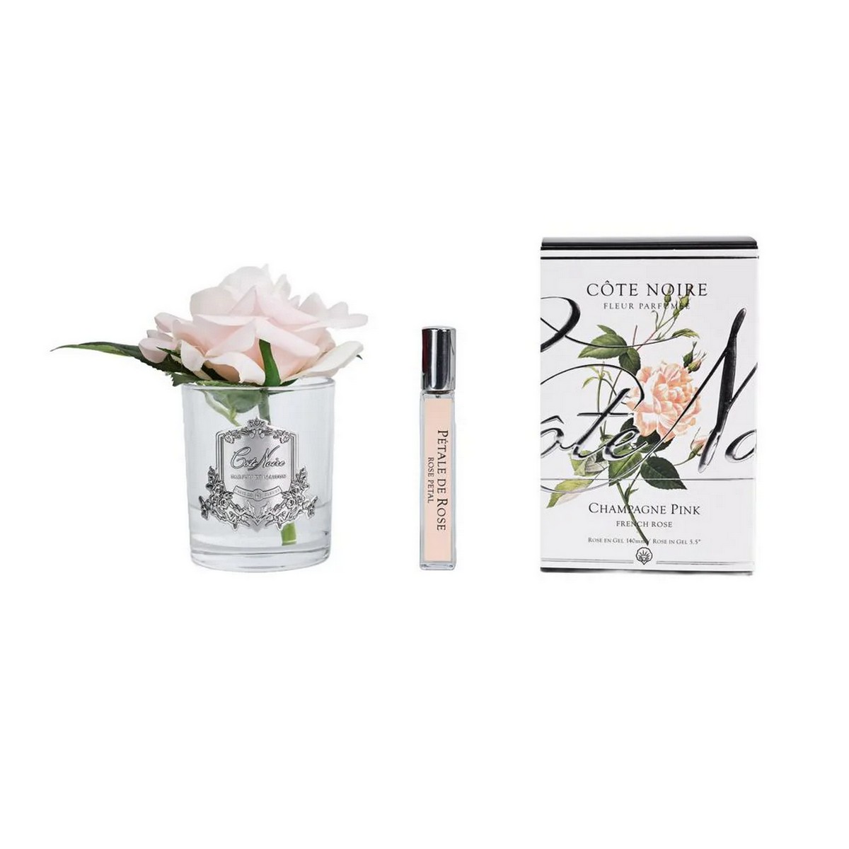 Ароматизированный цветок 15см."Rose Petal" Côte Noire