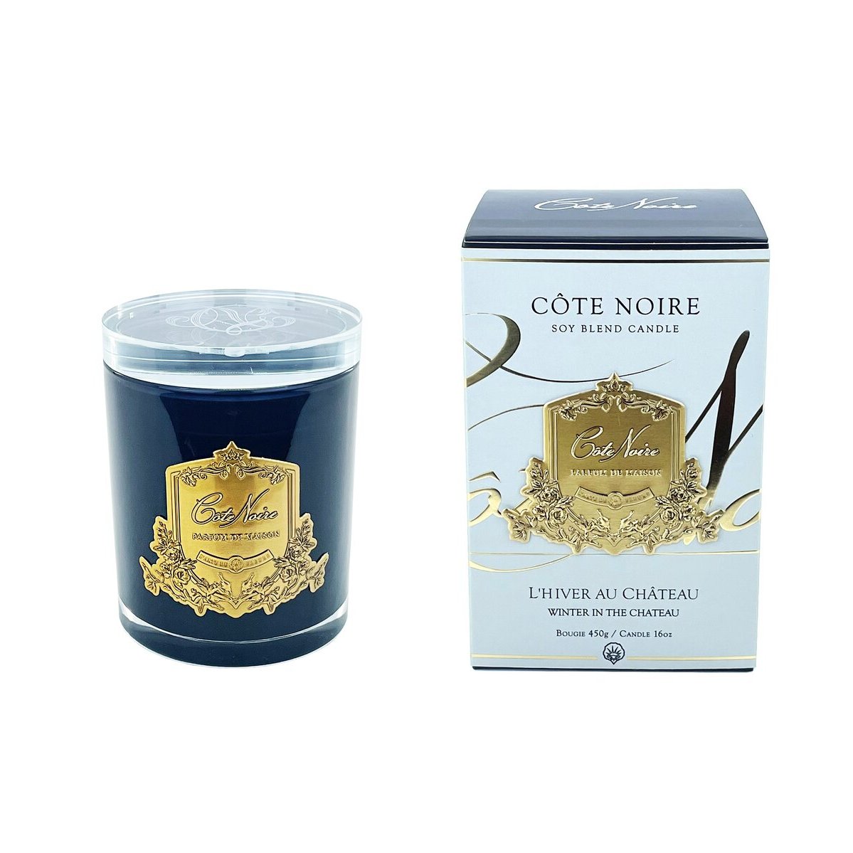 Свеча 450гр.100ч."L'hiver au Château" Côte Noire