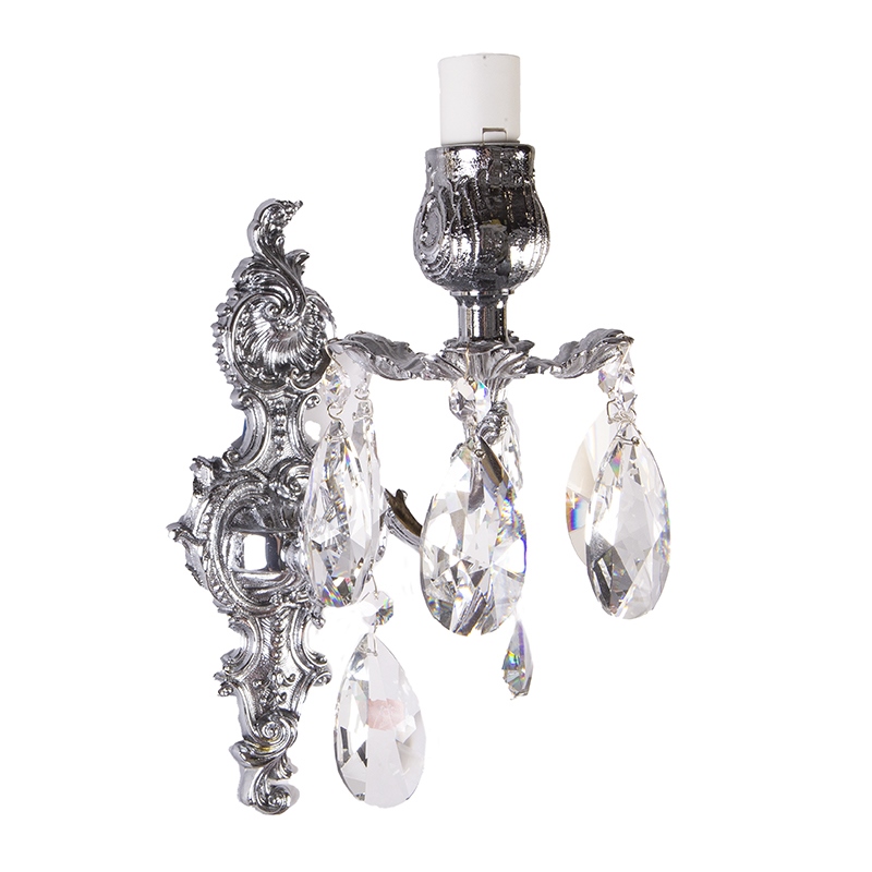 Бра 1рожк.15см."11607-01 chrom" Prousek