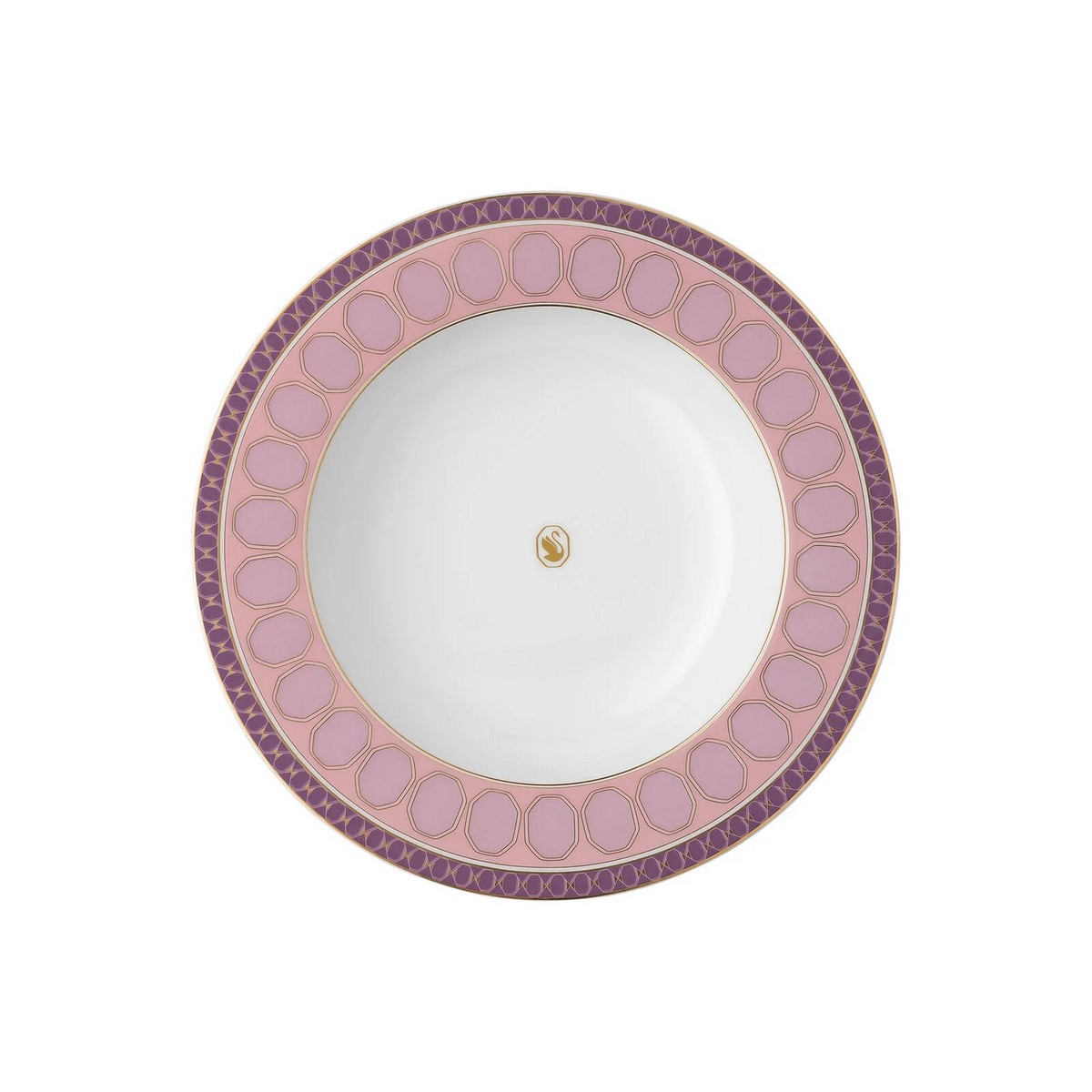 Тарелка глубокая 24см."Rose" розовая Rosenthal