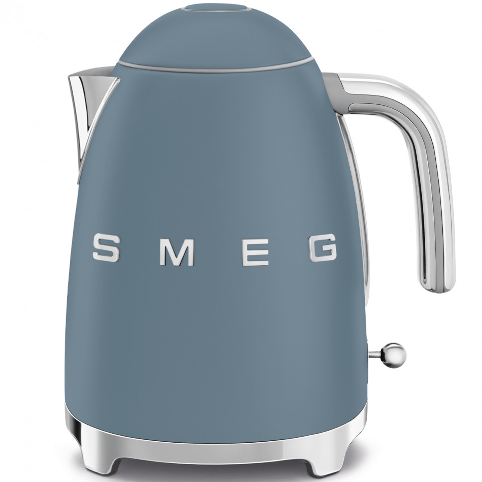 Чайник электричесткий "Smeg", 1,7 л, синий шторм матовый, 2400 Вт