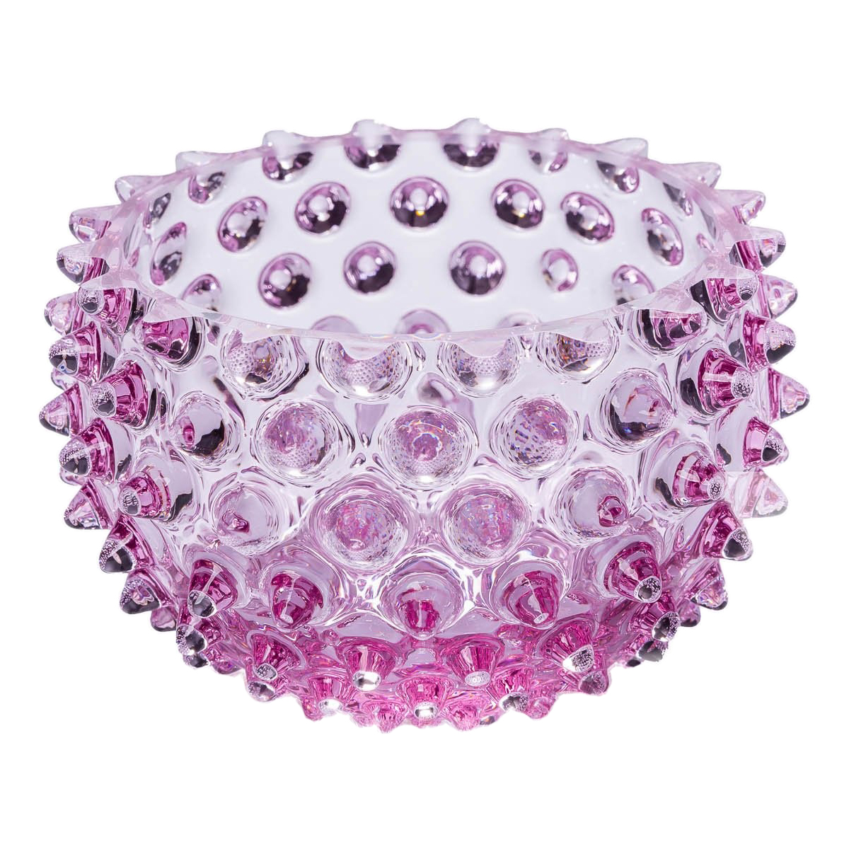 Ваза для конфет 11,5см."Hobnail Tapas" лиловая
